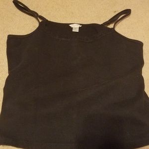 Black tank top